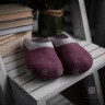 Felt slippers without counter