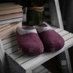 Felt slippers without counter