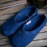 Крашенные войлочные тапочки