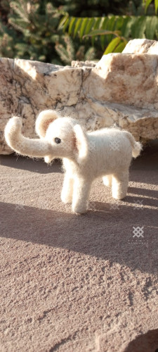 Needle felted Elephant 