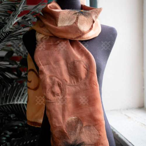 Войлочные цветы (Двойной шёлк)