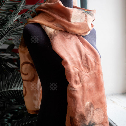 Войлочные цветы (Двойной шёлк)