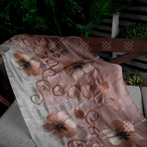 Войлочные цветы 